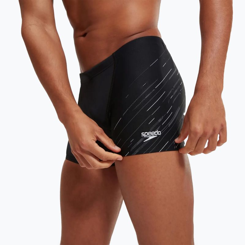 Плавки чоловічі Speedo Hyperboom V-Cut black/usa charcoal/white 7