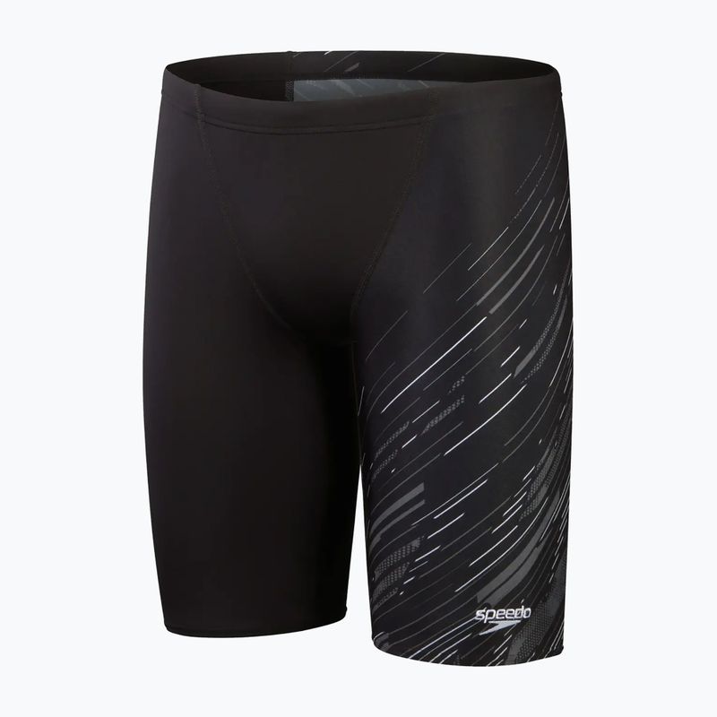 Плавки чоловічі Speedo Hyperboom V-Cut black/usa charcoal/white