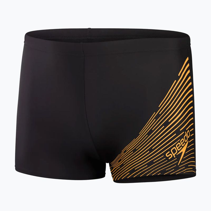 Плавки чоловічі Speedo Medley Logo black/mandarin peel