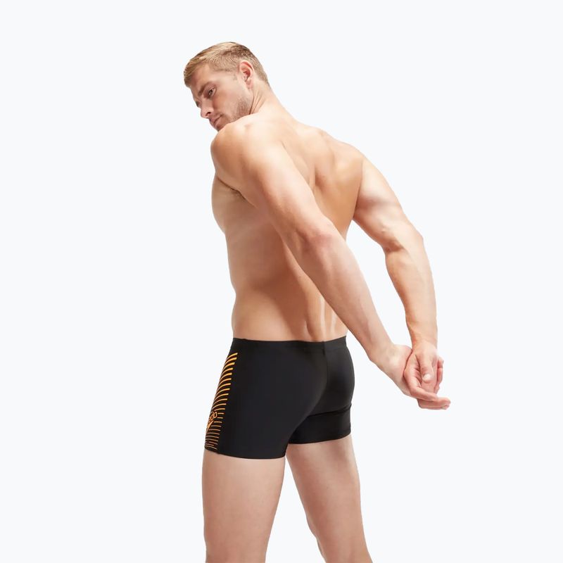 Плавки чоловічі Speedo Medley Logo black/mandarin peel 6