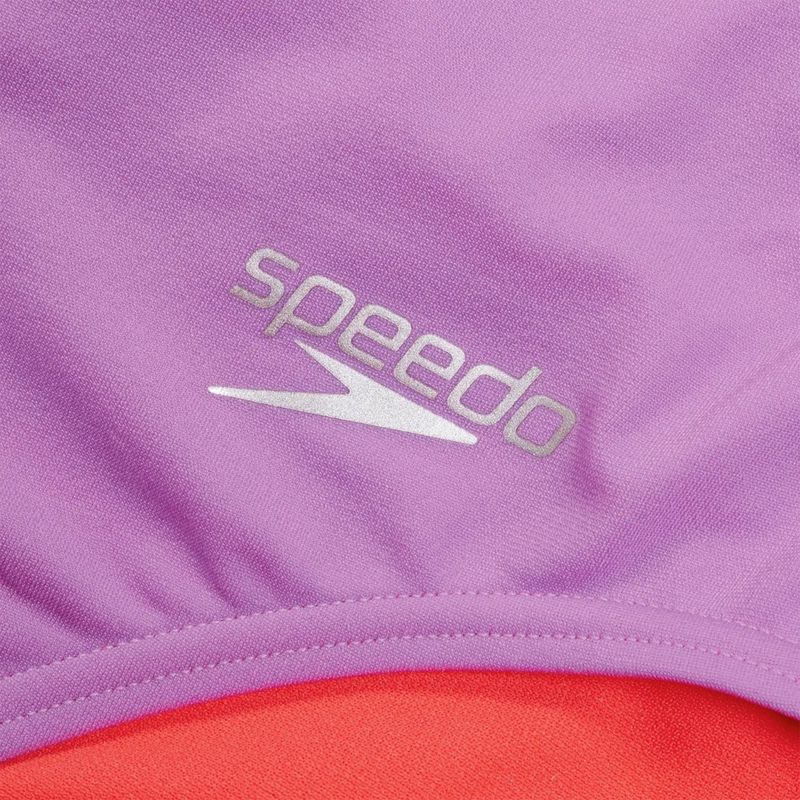 Купальник суцільний жіночий Speedo Solid Tie Back sweet purple/watermelon 4