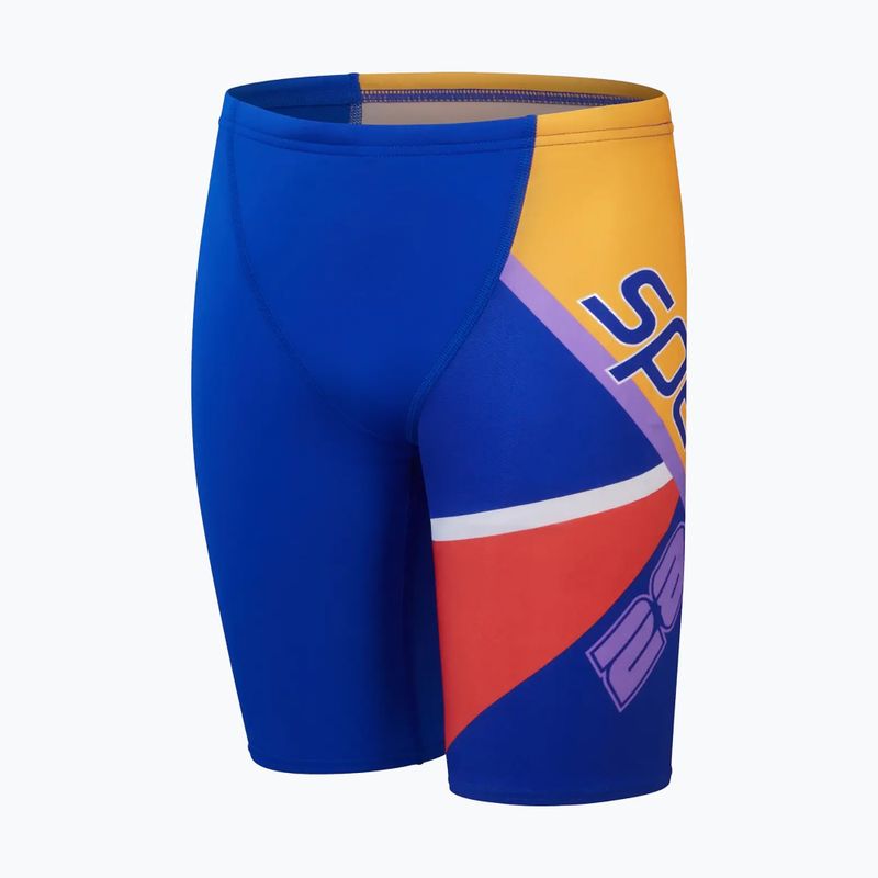Плавки дитячі Speedo Placement V Cut Digital true cobalt/watermelon/sweep purple