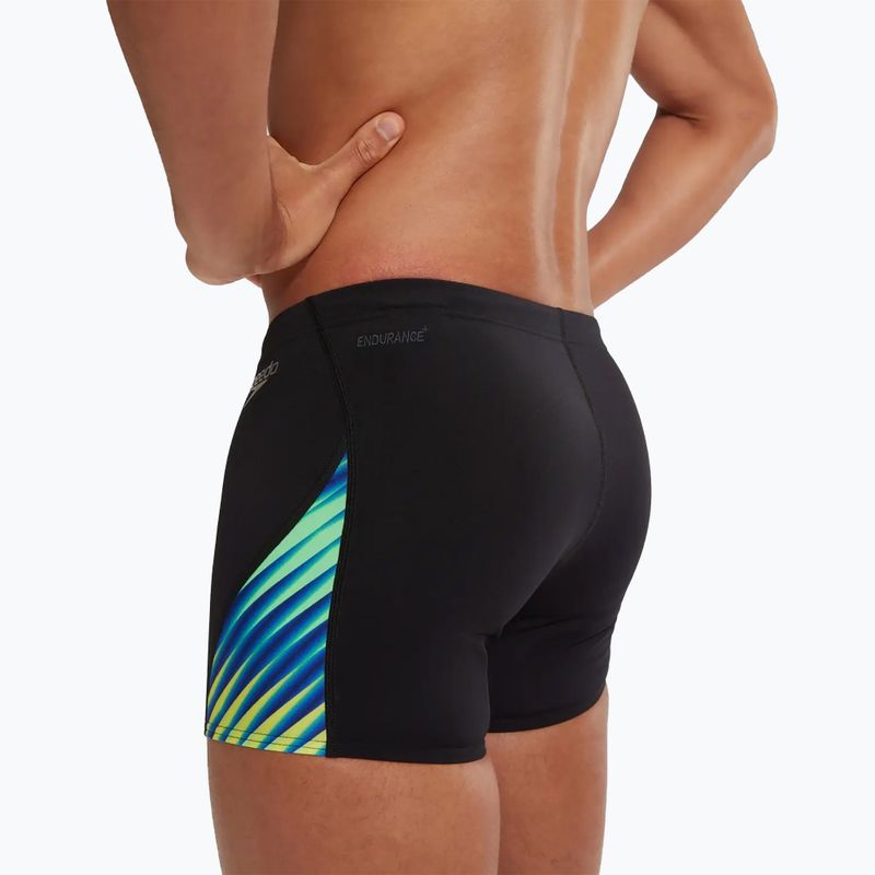 Плавки чоловічі Speedo Allover Digital V-Cut Aquashort black/true cobalt 7