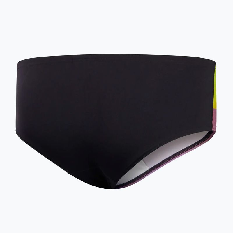 Плавки сліпи чоловічі Speedo Allover Digital Brief black/sweet purple 2