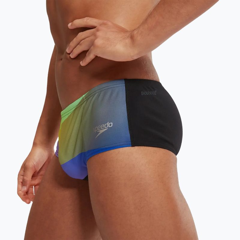 Плавки сліпи чоловічі Speedo Allover Digital Brief black/sweet purple 7