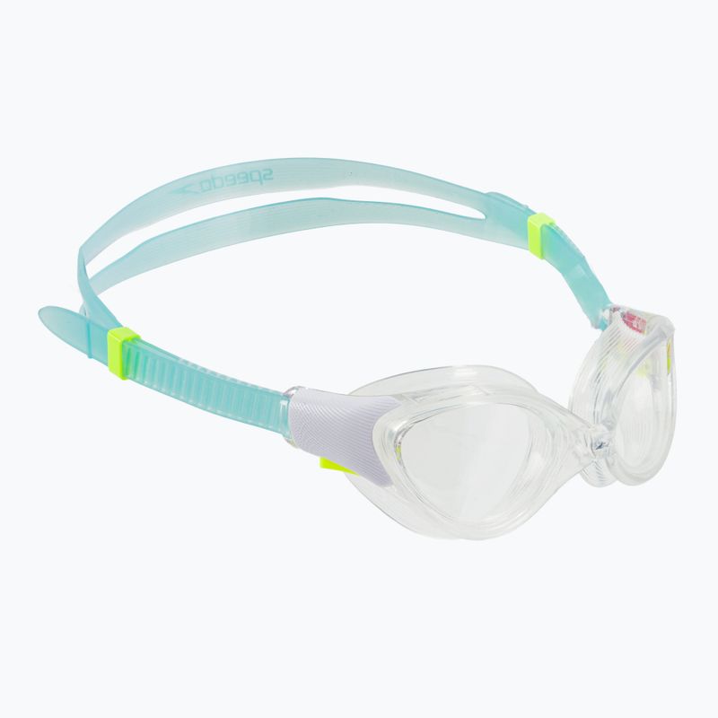 Окуляри для плавання жіночі Speedo Biofuse 2.0 clear / white / marine blue / clear