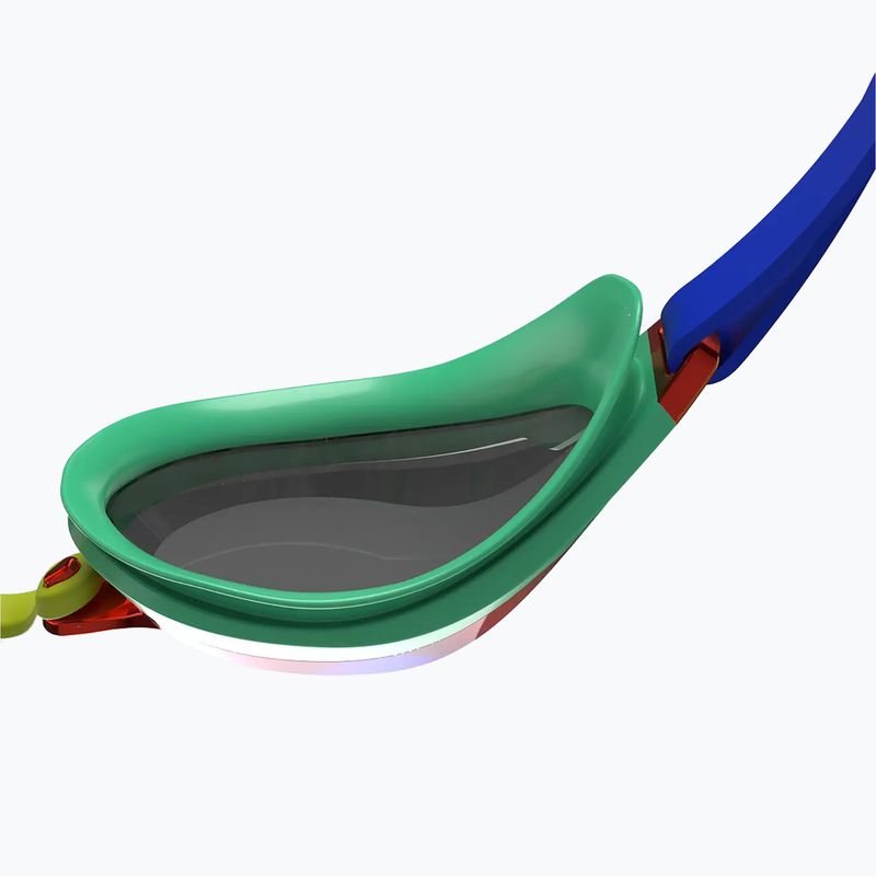 Окуляри для плавання Speedo Fastskin Speedsocket 2 Mirror harlequin green/mandarin peel/true cobalt 5
