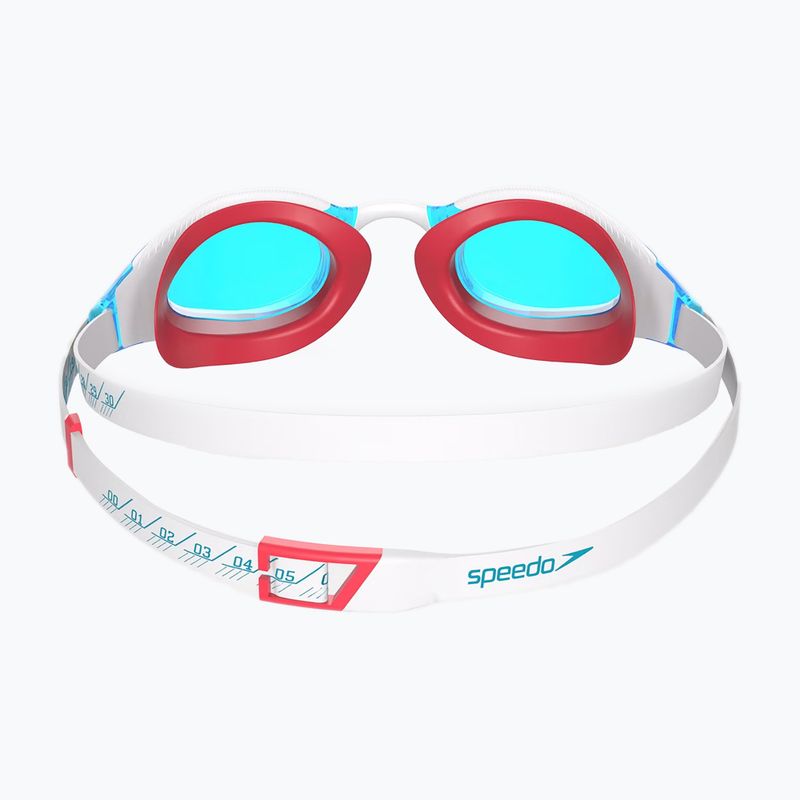 Окуляри для плавання Speedo Fastskin Hyper Elite white/bolt/radiant red 3