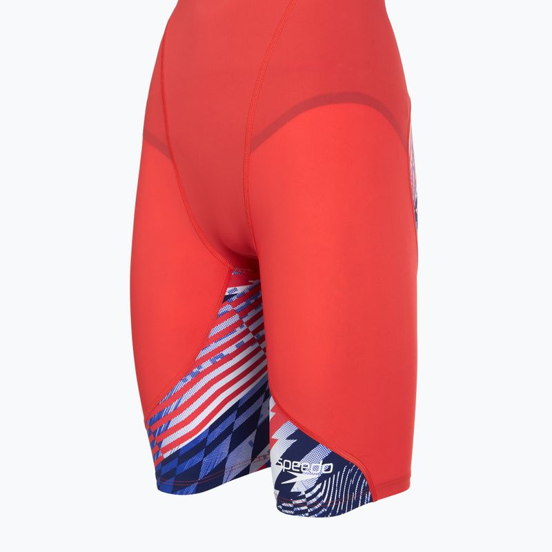 Купальник Speedo Fastskin LZR Ignite Kneeskin flame red/bolt/white 3