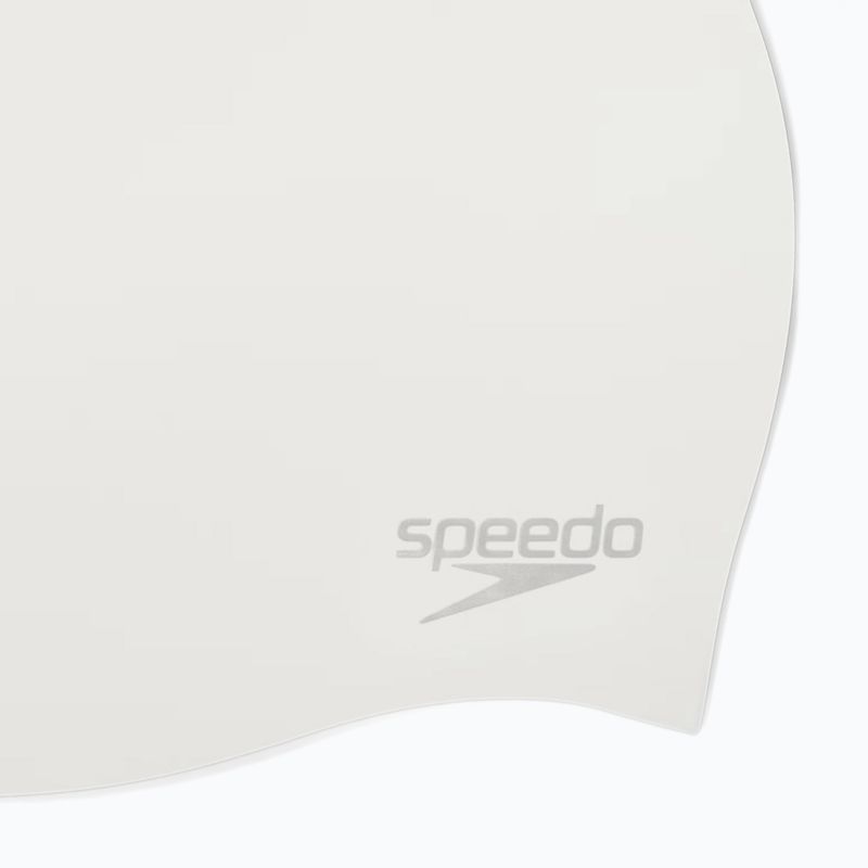 Шапочка для плавання Speedo Plain Moulded Silicone white/silver 3