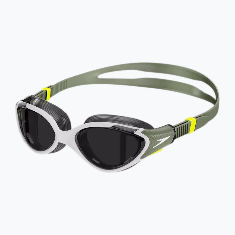 Окуляри для плавання жіночі Speedo Biofuse Polarised 2.0 country green/hyper yellow/white