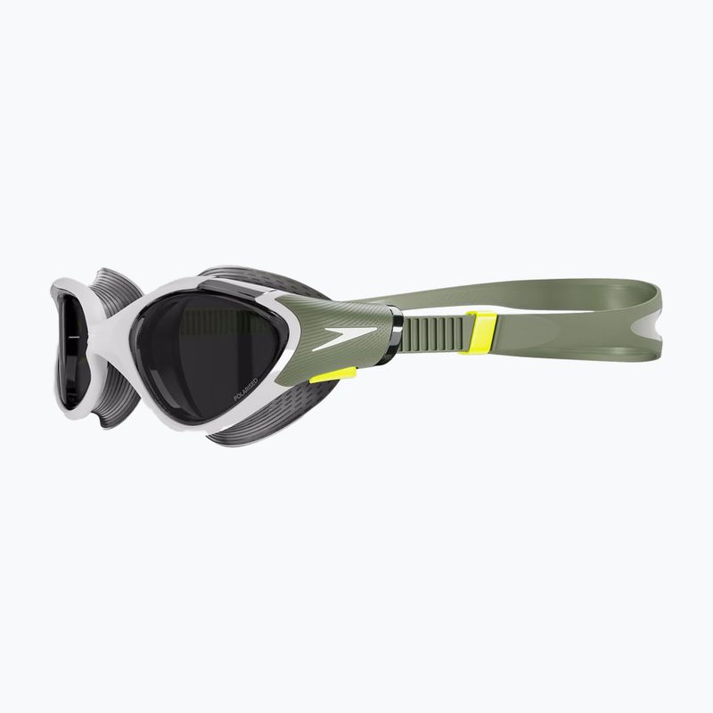 Окуляри для плавання жіночі Speedo Biofuse Polarised 2.0 country green/hyper yellow/white 2