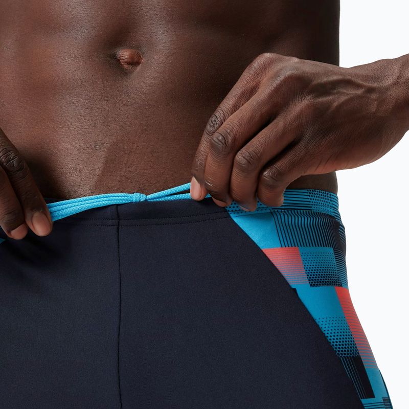 Чоловічі плавальні боксери Speedo Endurance+ MAX Splice Aquashort темно-синій / пітоновий / синьо-червоний 12