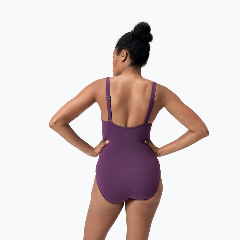 Купальник суцільний Speedo Shaping Printed LunaElustre One Piece plum dandy 8