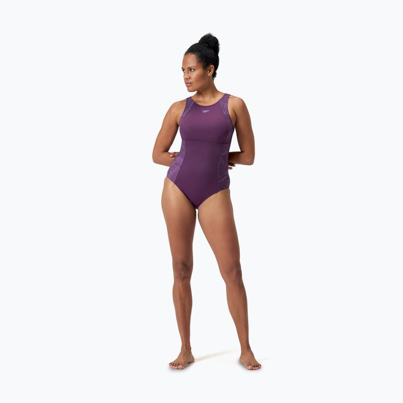 Купальник суцільний Speedo Shaping LapisNite One Piece plum dandy 6