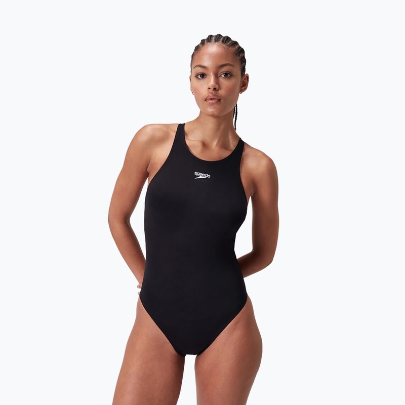 Купальник суцільний жіночий Speedo Endurance+ V-Back black 6