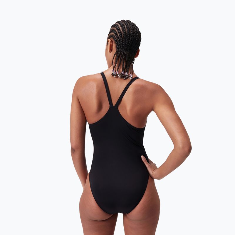 Купальник суцільний жіночий Speedo Endurance+ V-Back black 8