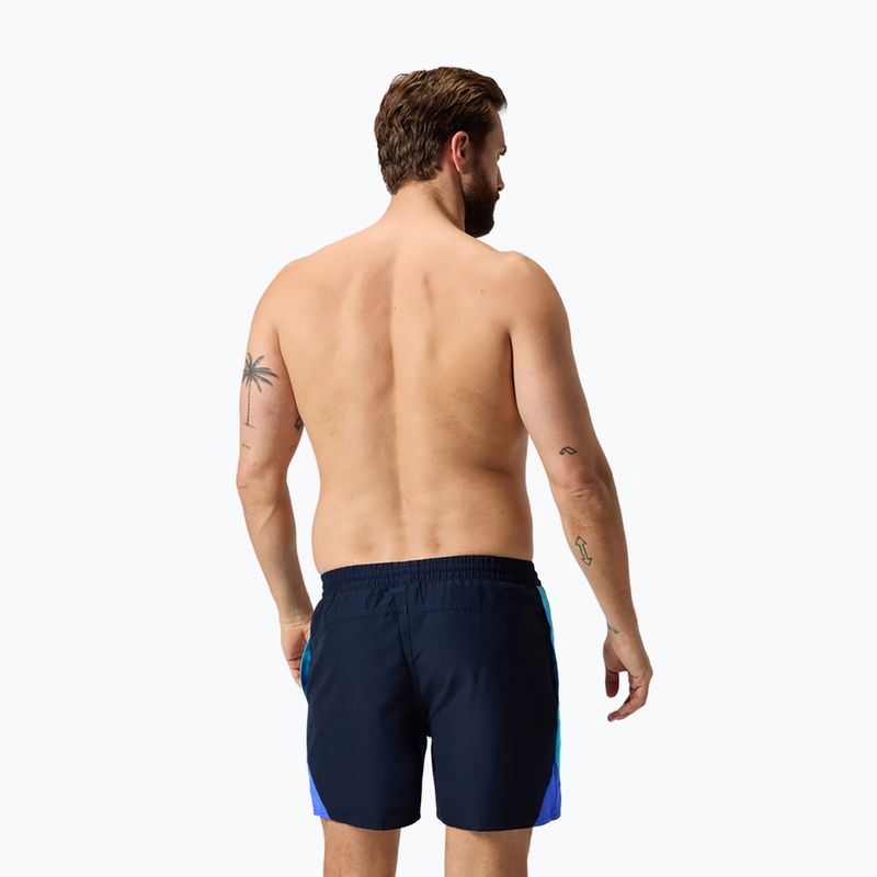 Шорти для плавання чоловічі Speedo HyperBoom Splice 16" true navy/berry 7