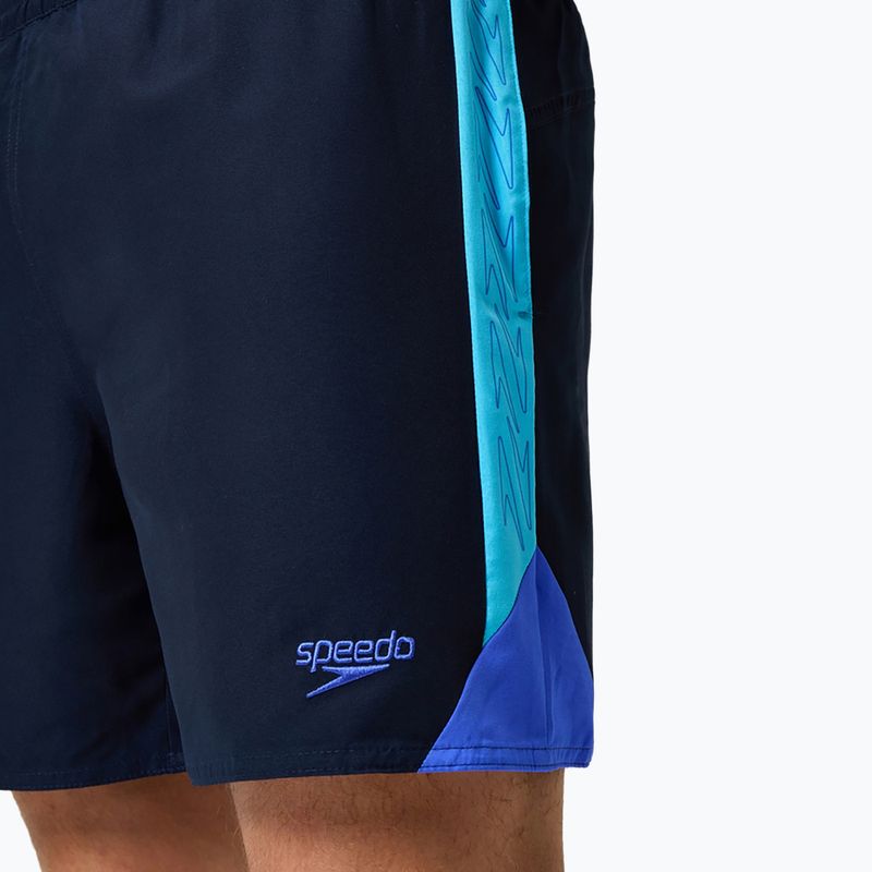 Шорти для плавання чоловічі Speedo HyperBoom Splice 16" true navy/berry 9