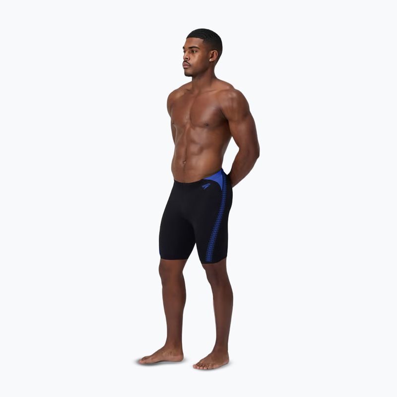 Чоловічі плавальні джемери Speedo Hyper Boom Splice black/cobalt pop 2