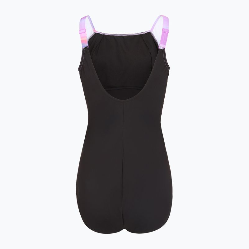 Купальник суцільний жіночий Speedo Shaping LunaLustre Printed neon violet 2