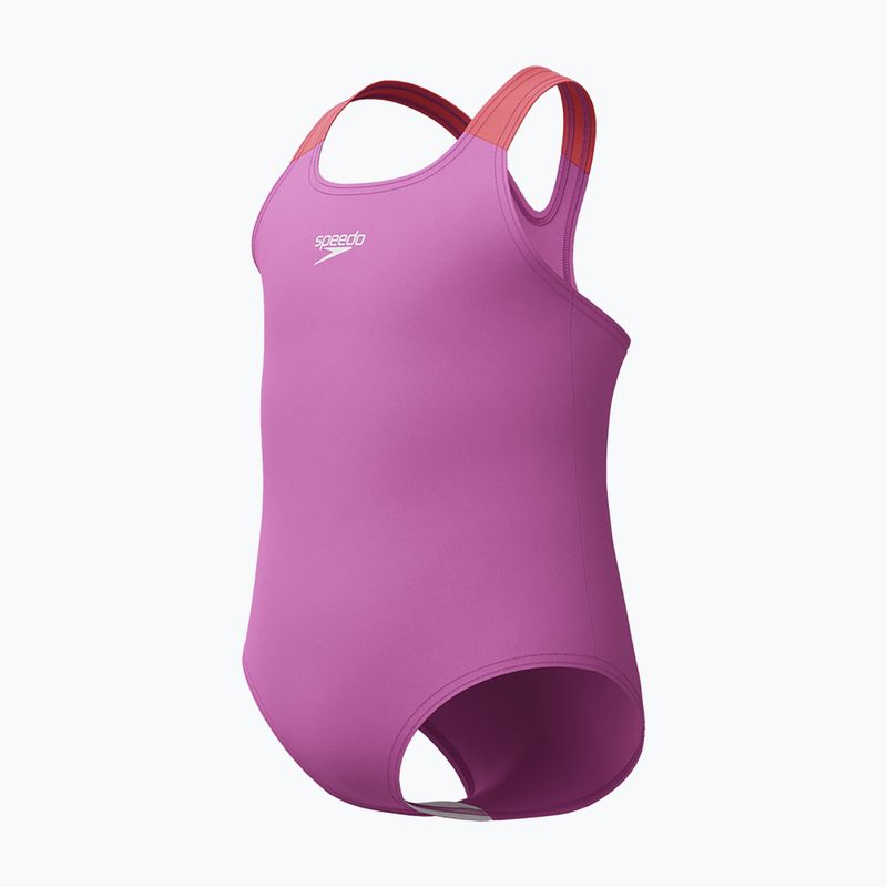Купальник суцільний дитячий Speedo Learn To Swim Medalist neon violetl 3