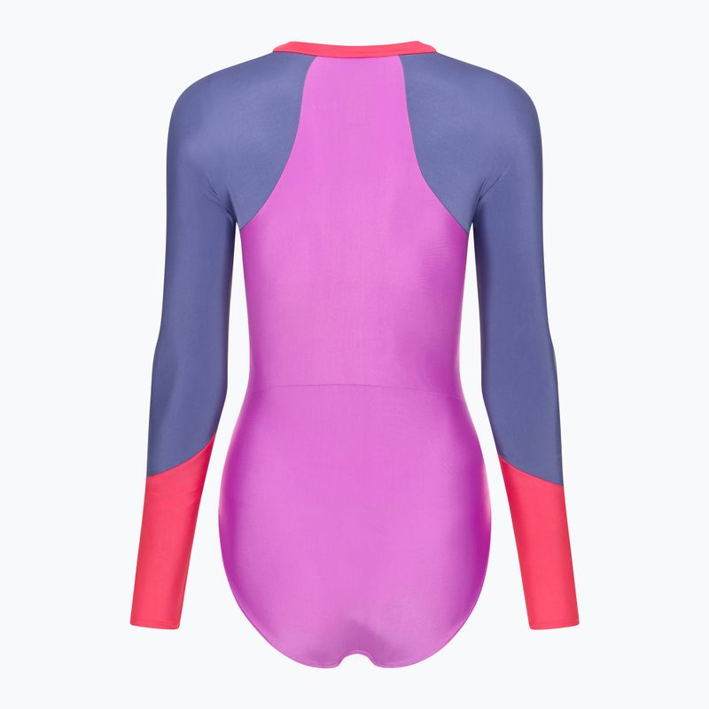 Купальник суцільний жіночий Speedo Colour Block neon violet 2