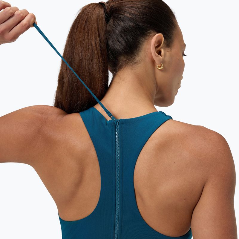 Купальник суцільний жіночий Speedo Racer Zip with Built in Swim Bra dark teal 5