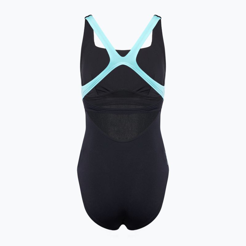 Купальник суцільний жіночий Speedo Flex Band with Swim Bra anthracite 2