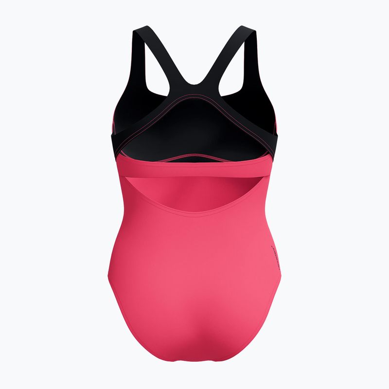 Купальник суцільний жіночий Speedo Flex Band with Swim Bra raspbery fill/vermilion/punch 8