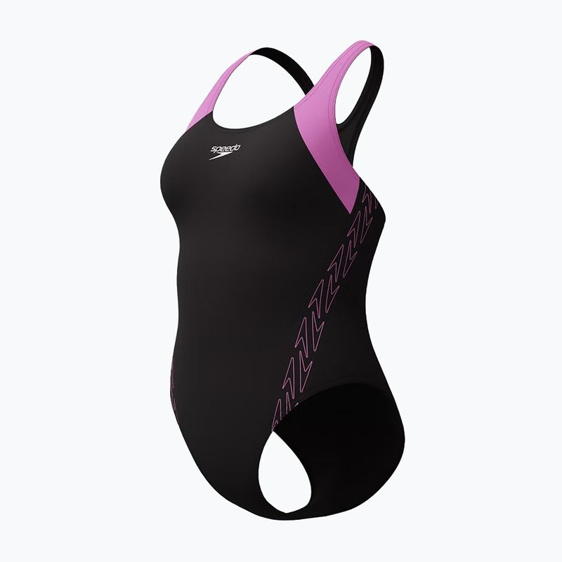 Купальник суцільний жіночий Speedo HyperBoom Splice Racerback neon violet 3