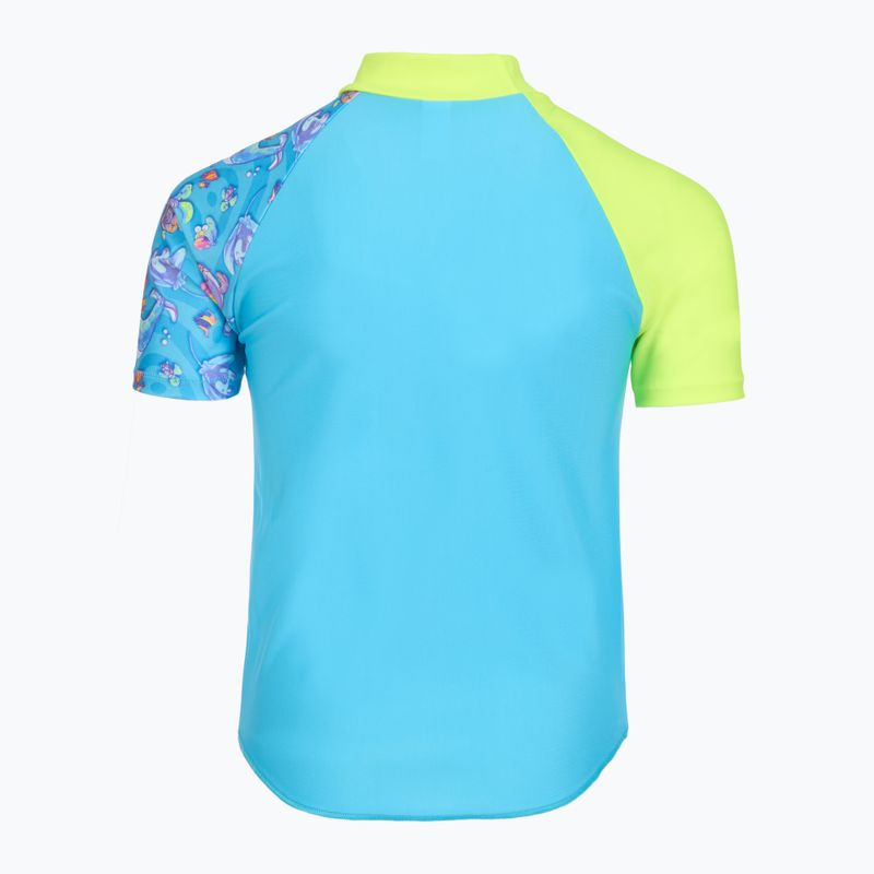 Чоловічий двокомпонентний купальний костюм Speedo Learn To Swim Digital Rash Top Set turkish sea 4