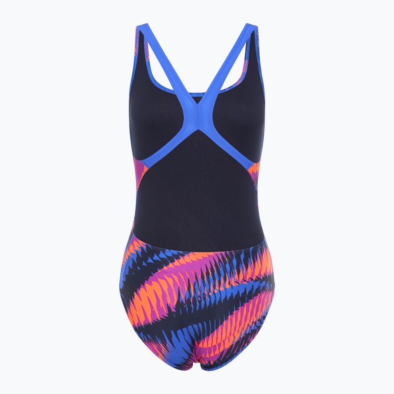 Купальник суцільний жіночий Speedo Allover Digital Powerback razor sharp/diva 2