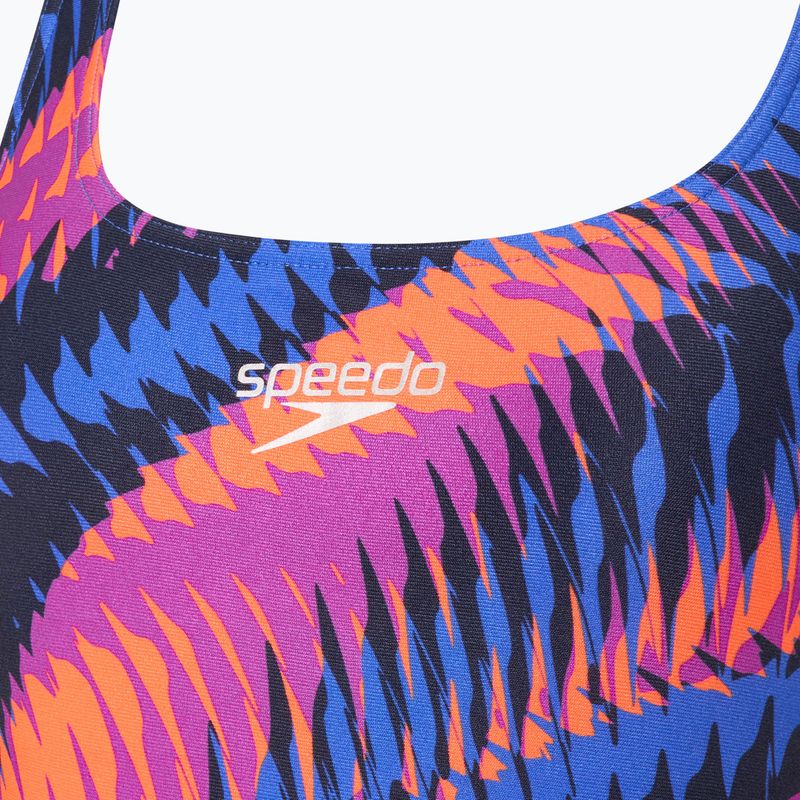 Купальник суцільний жіночий Speedo Allover Digital Powerback razor sharp/diva 3