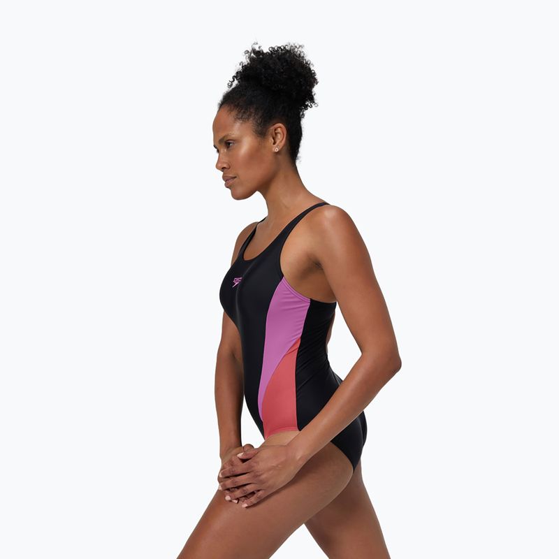 Купальник суцільний жіночий Speedo Colourblock 2.0 neon violet 4