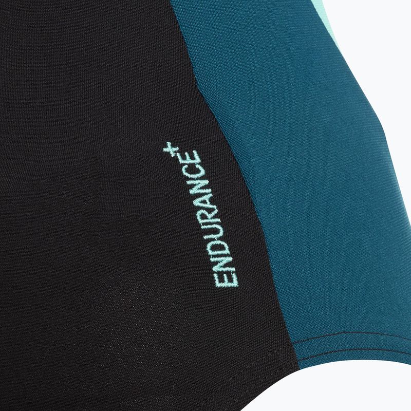 Купальник суцільний жіночий Speedo High Neck Splice Cross Back dark teal 4