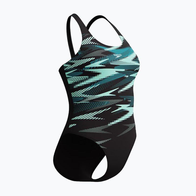 Купальник суцільний жіночий Speedo Hyperboom Placement Muscleback dark teal 3