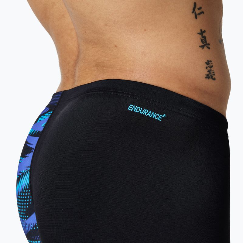 Чоловічі плавки для плавання Speedo HyperBoom V-Cut Jammer чорний/кобальтовий поп 4