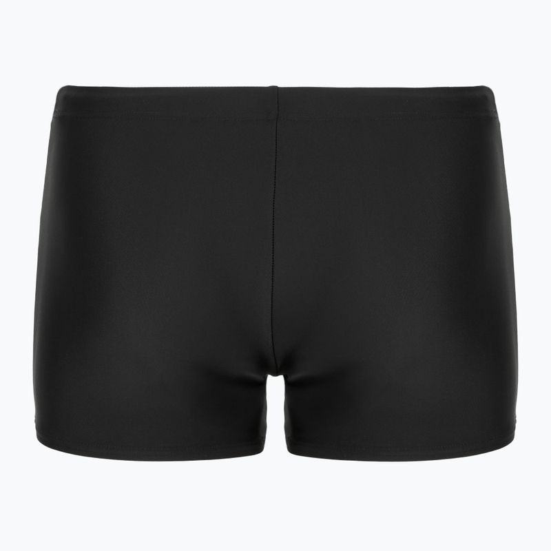 Боксерки для плавання чоловічі Speedo Medley Logo Aquashort black/picton blue 2