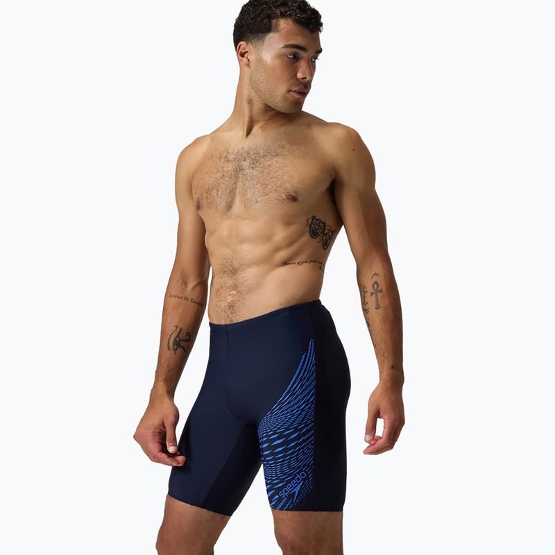 Джамери чоловічі Speedo Medley Logo Jammer navy/cobalt pop 5