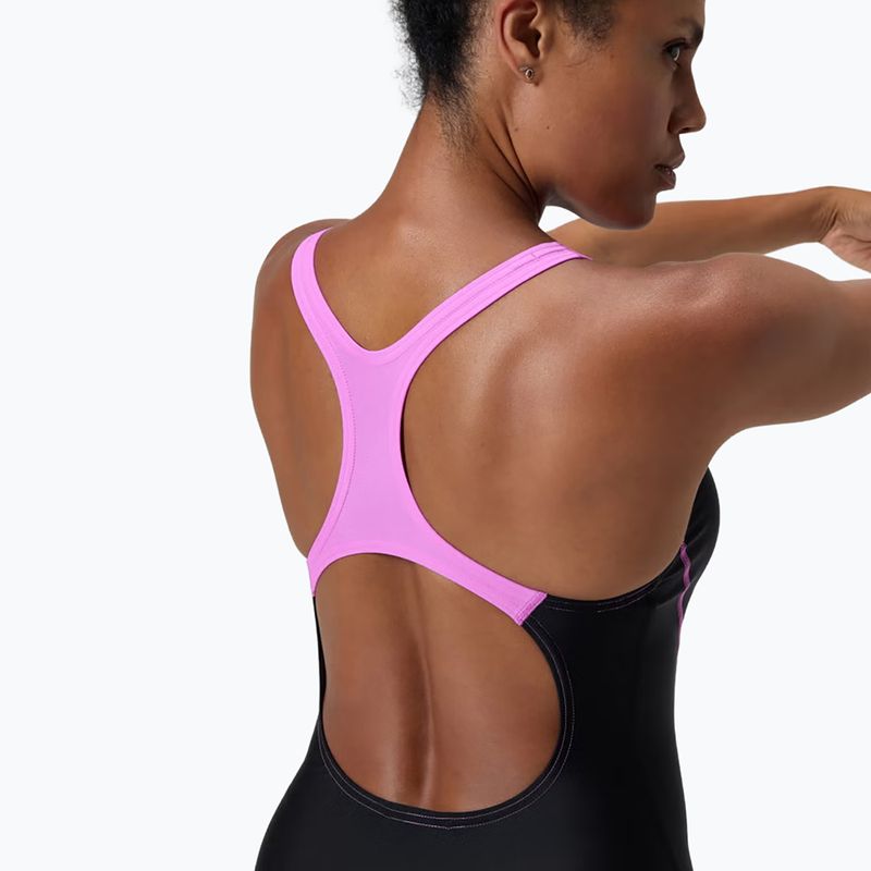 Купальник суцільний жіночий Speedo Medley Logo Medalist neon violet 10