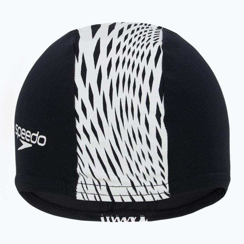 Шапочка для плавання Speedo Boom Endurance+ black/white boho diamonds