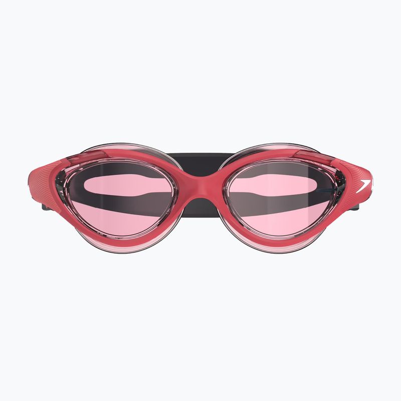 Окуляри для плавання жіночі Speedo Biofuse 2.0 raspberry fill/vermillion swim in style 2