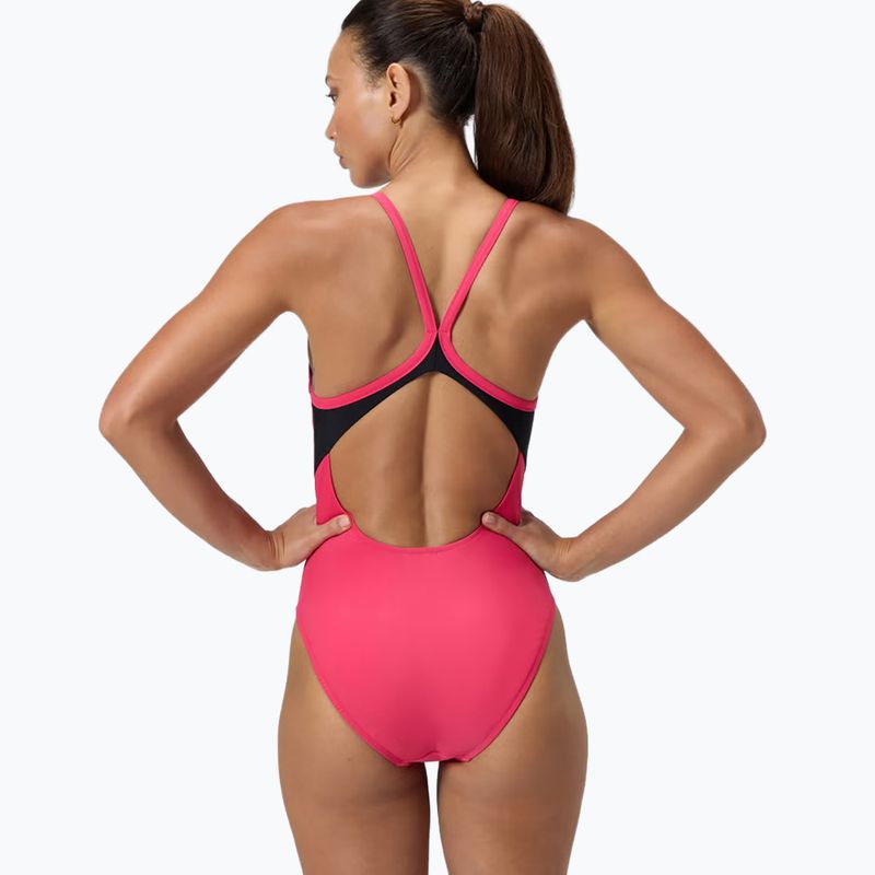 Купальник суцільний жіночий Speedo Solid Racerback raspberry fill/vermilion/punch 3