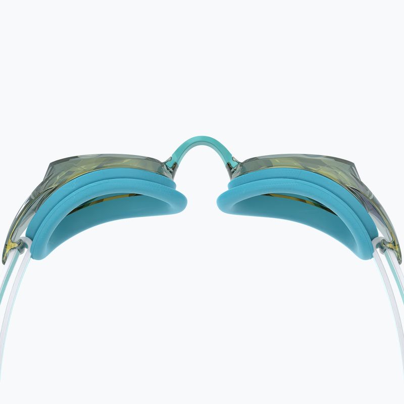 Окуляри для плавання жіночі Speedo Vanquisher 3.0 Mirrored bachelor button/celeste/gold mirror 2