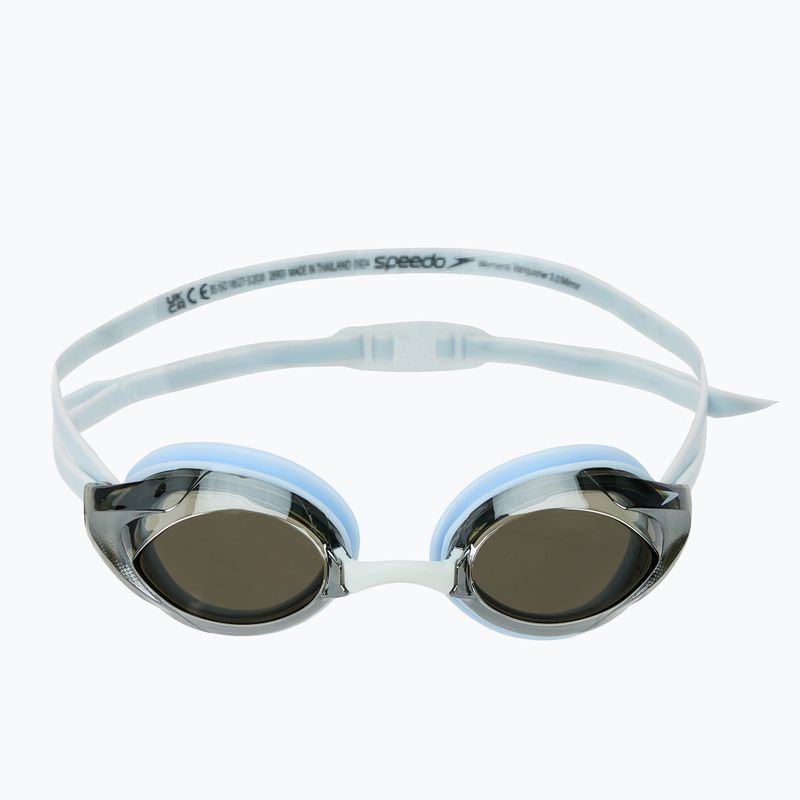 Окуляри для плавання жіночі Speedo Vanquisher 3.0 Mirrored hawaiian sky/grey/silver mirror 2