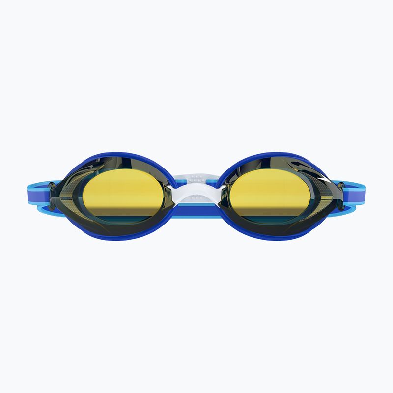 Окуляри для плавання дитячі Speedo Vanquisher 3.0 Mirror cobalt pop / cobalt / gold mirror 2