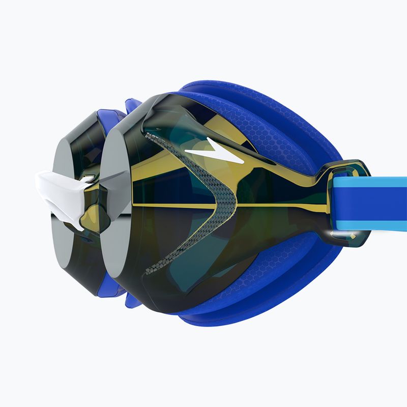 Окуляри для плавання дитячі Speedo Vanquisher 3.0 Mirror cobalt pop / cobalt / gold mirror 4