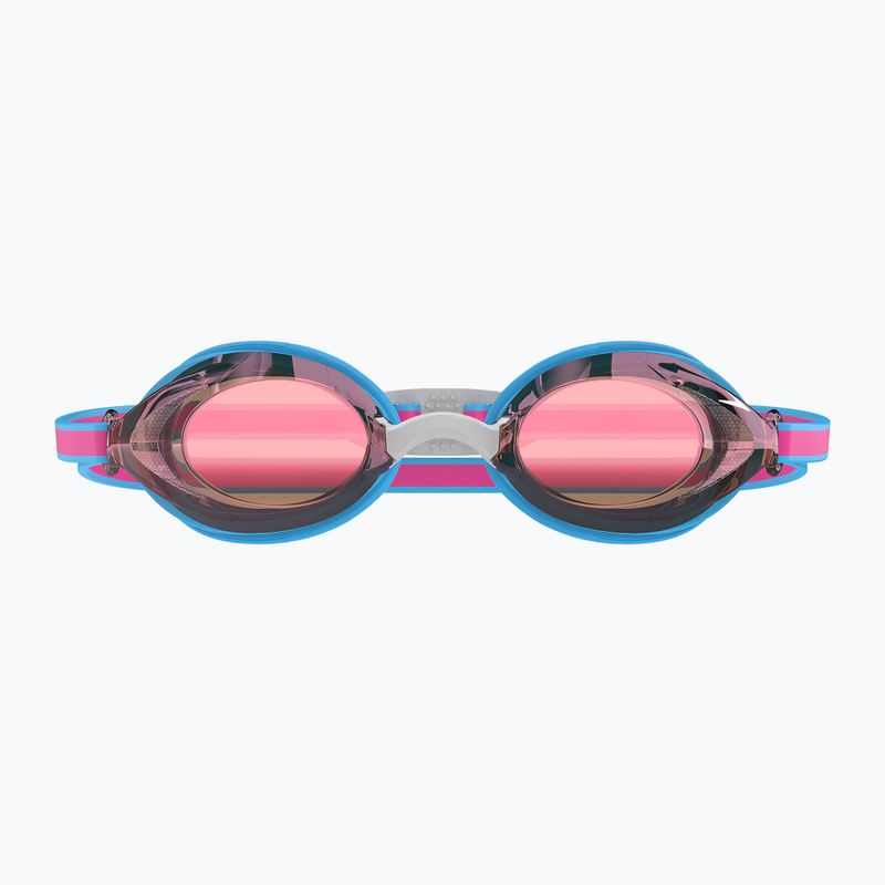 Окуляри для плавання дитячі Speedo Vanquisher 3.0 Mirror picton blue/vermillion/gold mirror 2