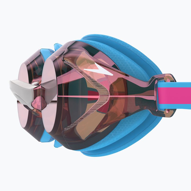Окуляри для плавання дитячі Speedo Vanquisher 3.0 Mirror picton blue/vermillion/gold mirror 3